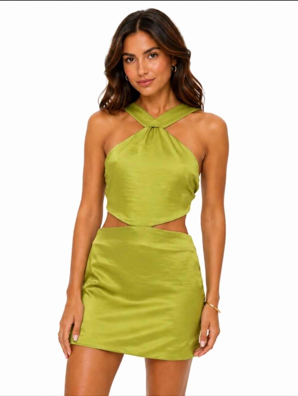 Oh Polly green mini dress Size 4